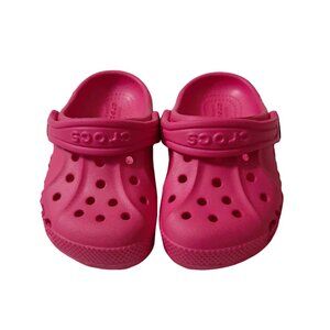 Toddler Girl's Pink Crocs Classic Clogs- Size c6